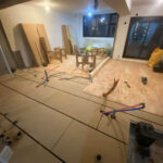 マンション　１日置床工事　乾式二重床（東京都港区）