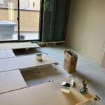 保育園　新築工事　乾式二重床（東京都江戸川区）