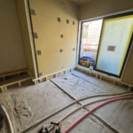 マンション　置床工事　乾式二重床（東京都渋谷区）