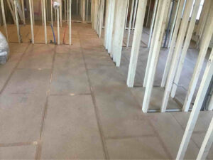 マンション　１日置床工事　乾式二重床（神奈川県海老名市）