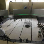 店舗　置床工事　乾式二重床（千葉県千葉市）