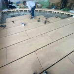 マンション　１日置床工事　乾式二重床（横浜市西区）