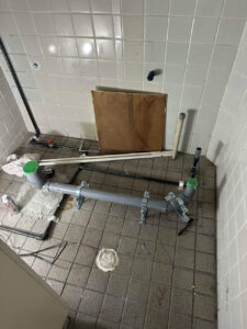 ビルテナント新装　置床工事　乾式二重床（東京都千代田区）