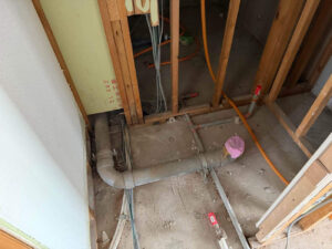マンション　１日置床工事　乾式二重床（相模原市南区）