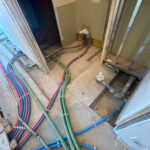 マンション　置床工事　乾式二重床（東京都港区）