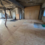 マンション　１日置床工事　乾式二重床（東京都目黒区）