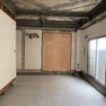 店舗　置床工事　乾式二重床（東京都大田区）