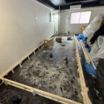 ビルテナント新装　置床工事　乾式二重床（東京都千代田区）