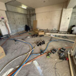 マンション　置床工事　乾式二重床（東京都港区）