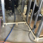 マンション　置床工事　乾式二重床（川崎市中原区）