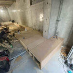 店舗 新装 置床工事 乾式二重床(東京都江東区)