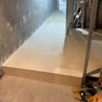 マンション　１日置床工事　乾式二重床（東京都渋谷区）