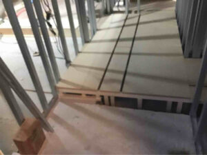 マンション　１日置床工事　乾式二重床（東京都墨田区）