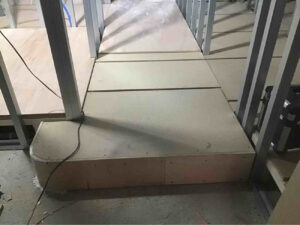 マンション　置床工事　乾式二重床（東京都豊島区）