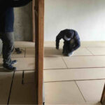 マンション 1日置床工事 乾式二重床(神奈川県平塚市)