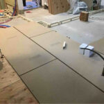 マンション　１日置床工事　乾式二重床（東京都豊島区）