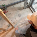 マンション　置床工事　乾式二重床（東京都港区）