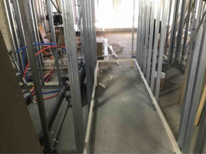 マンション　置床工事　乾式二重床（東京都豊島区）