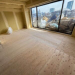 マンション　置床工事　乾式二重床（東京都目黒区）