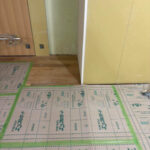 マンション　置床工事　乾式二重床（東京都杉並区）