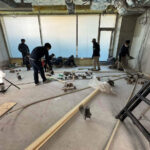 マンションテナント　置床工事　乾式二重床（東京都渋谷区）