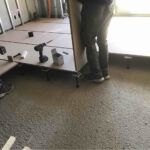 マンション　置床工事　乾式二重床（東京都豊島区）