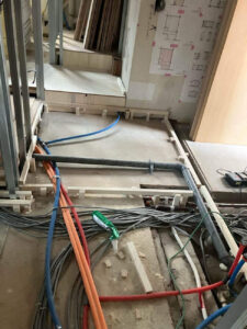 マンション　置床工事　乾式二重床（東京都江戸川区）