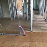 マンション　１日置床工事　乾式二重床（東京都府中市）