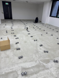 オフィス　OA工事　スチール調整式OA（東京都品川区）