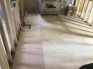 戸建住宅　置床工事　ラワン構造用合板12ｍｍ（東京都杉並区）