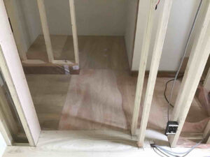 戸建住宅　置床工事　ラワン構造用合板12ｍｍ（東京都杉並区）